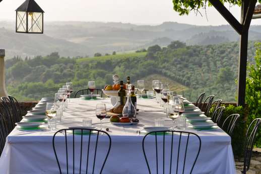 Tizzano - The views are made even more majestic when accompanied by a the beautiful sunset that is simply breath-taking from Tizzano's position in the hills.