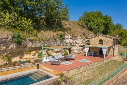 fantastically designed outdoor living space