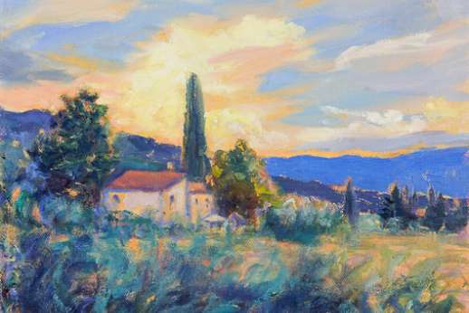 The Estate Of Petroio - Artist Jane Dierberger stayed at the estate and produced some amazing paintings (www.JaneDierberger.Art)