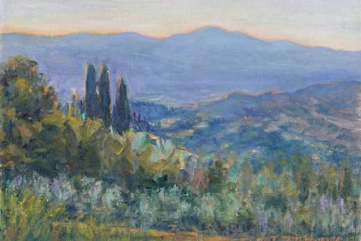 The Estate Of Petroio - Artist Jane Dierberger stayed at the estate and produced some amazing paintings (www.JaneDierberger.Art)