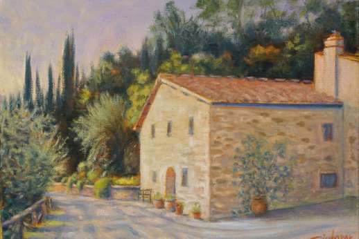 The Estate Of Petroio - Artist Jane Dierberger stayed at the estate and produced some amazing paintings (www.JaneDierberger.Art)