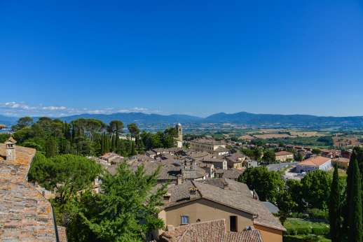 Casa del Poggio - View of the rolling Umbrian hills