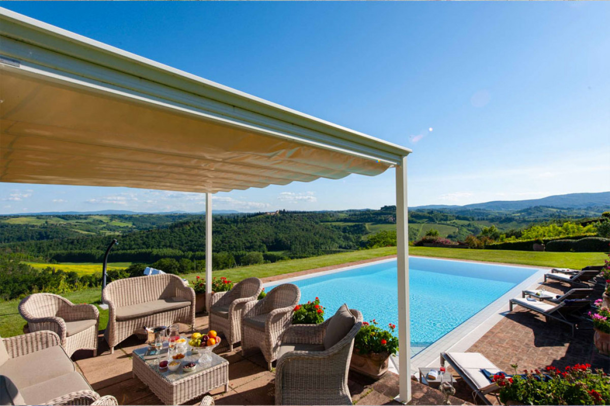 San Leolino (x 10 people) with Staff and Cook. Luxury villa near San Gimignano