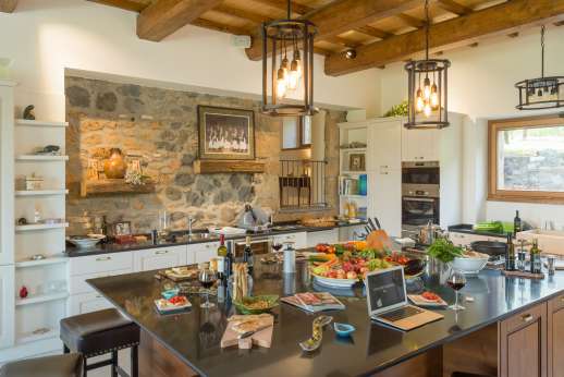 Cipresso Dorato - ; the kitchen is huge and filled with every electric appliance one can ask for