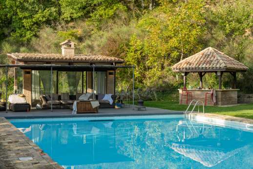 Le Gorgacce - Pool house and summer kitchen