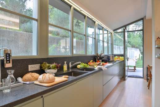 Il Soldano -The well-equipped kitchen has both gas as an induction to choose from