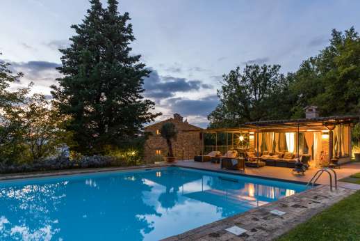 Le Gorgacce - The pool house.