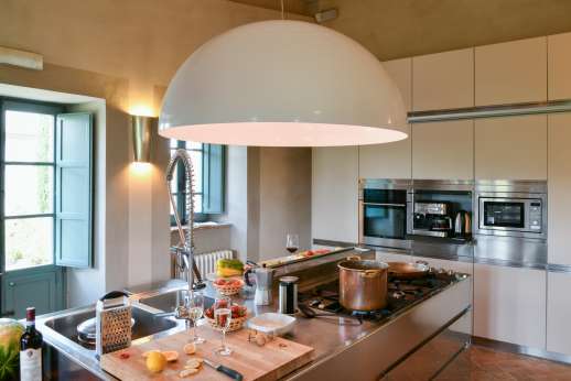 Il Cornello - The state-of-the-art and very well equipped kitchen.