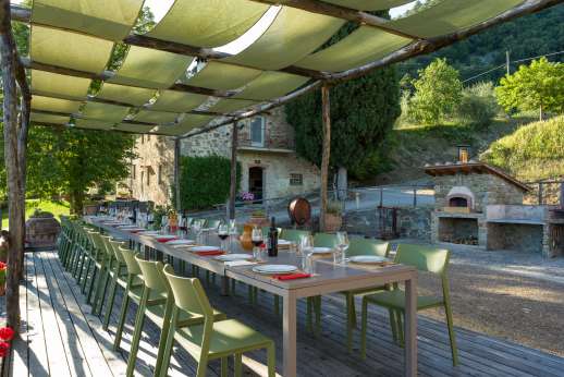 Il Borgo di Petroio - Extensive, beautifully maintained gardens with lawns, herbal border plants and fruit orchards set within a working estate.