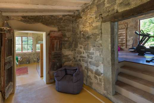 Il Borgo di Petroio - Multi-functional Space, the massage and sauna room going up to the gym and cinema