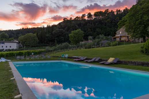 Il Borgo di Petroio - Sunset at the villa