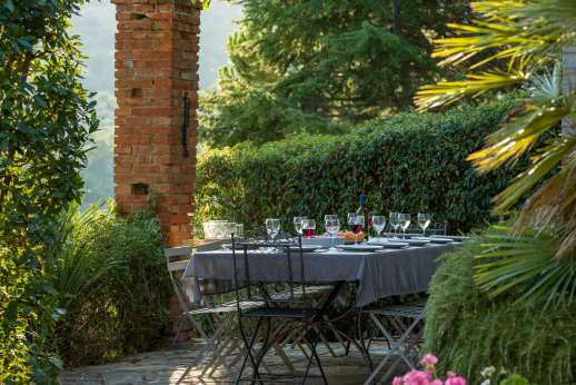 Val Ferrone - Outside dining area.