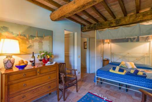 La Sobole - Blue wing double bedroom with ensuite