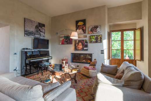 Santa Dieci - The living room.