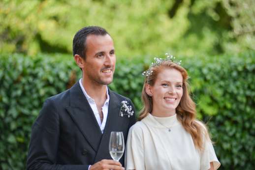 Weddings at Torre Palazzone - Wedding couple on their special day