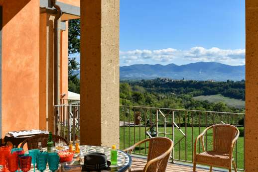 Villa Soele- Ground floor seating soaking up panoramic views