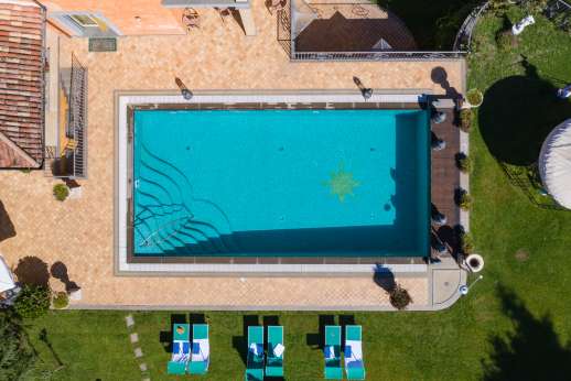 Villa Soele - The pool 12 x 6 meters with a variable depth from 1.20 to 2.50 meters