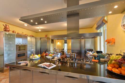 Villa Soele - The lower ground floor professional kitchen