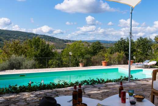 Poggio Tranquillo - The private swimming pool enjoying the best views