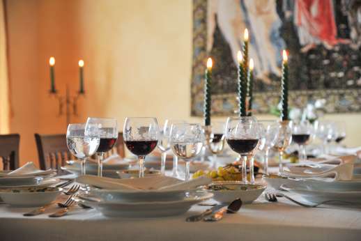 San Leolino (x 10 people) with Staff and Cook - Large formal dining area on the first floor