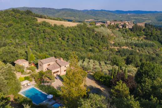 Villa al Monte - A traditional Tuscan old stone farmhouse.
