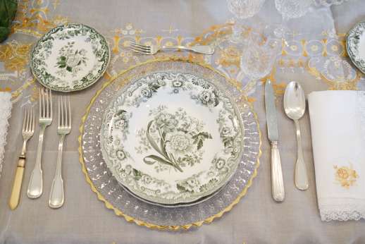 Weddings at Villa Zambonina (x 18 people) - Another place setting (Table by Ottavia Bosco)
