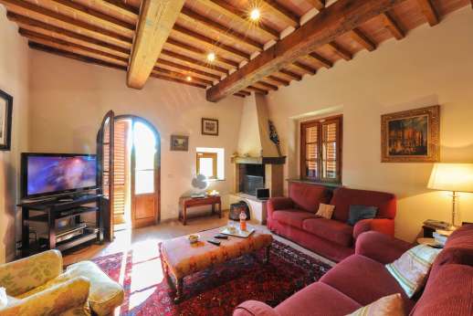 Casa Tara - Main house TV room.