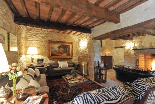 Le Gorgacce - Ground floor sitting room.