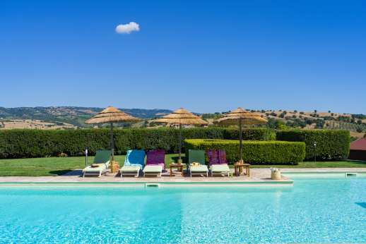 Il Chiesino - View from the pool of the breathtaking Tuscan countryside.