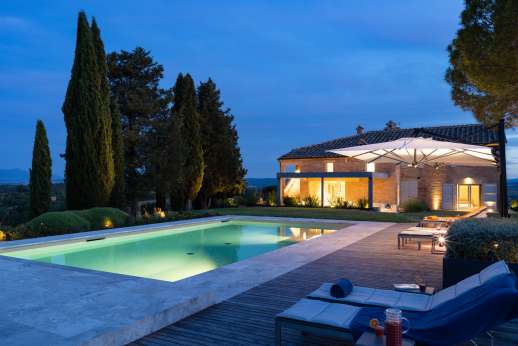 PodereSole - Furnished with modern sun loungers and parasols, there is plenty of space for everyone
