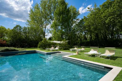 Villa Michiel - The 7 x 14m/22 x 45 feet, fenced swimming pool.