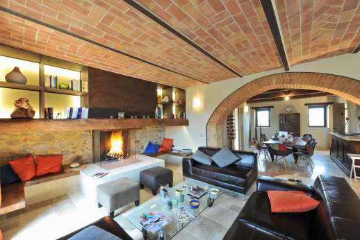 Poggiobuono - The open plan ground floor