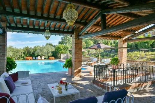 Palazzo Cheto - Pool house open plan living area