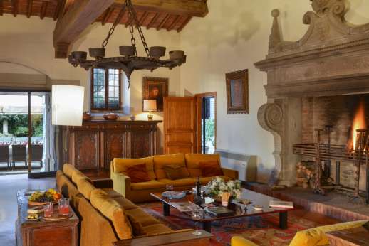 Vecchia Fattoria - The large heath in the sitting room