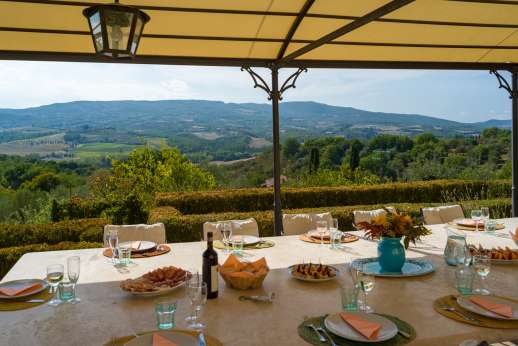 Villa Astori - Views while dining.