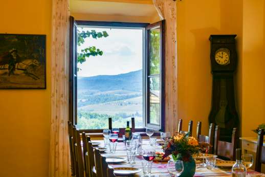 Villa Astori - Tremendous views of the rolling countryside.