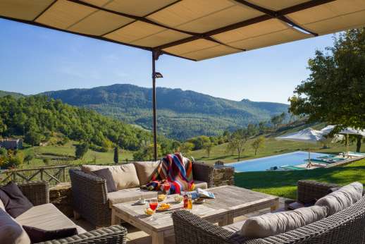 La Palazza Nel Cielo - Magnificent views from the outdoor living area
