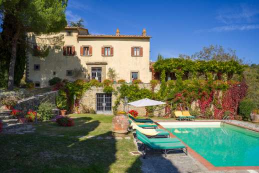 Villa Bracciano - Villa Bracciano, Panzano in the heart of the Chianti region. Tuscany.