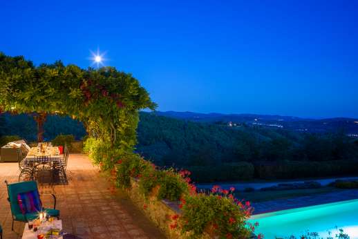 Villa Bracciano - A view from the gardens surrounding Villa Bracciano