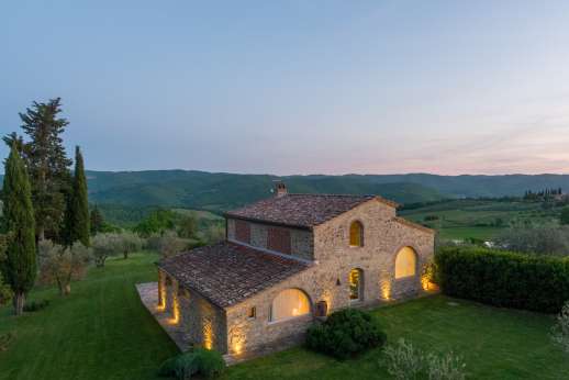 Poggetto Rosato - Gorgeous views of the surrounding Chianti hills and vineyards