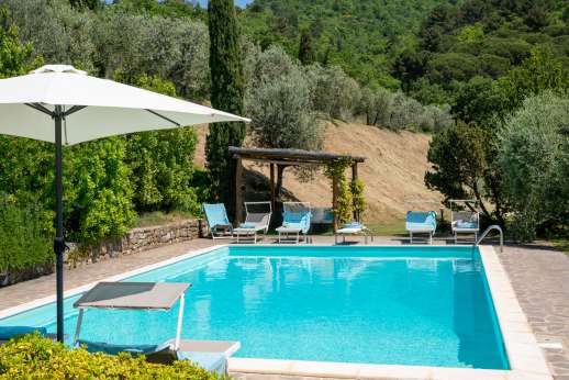 Casalta - View of Casalta from the pool terrace.
