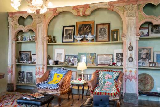 Villa Zambonina - First floor single bedrooms sharing a bathroom with Camera Mamma