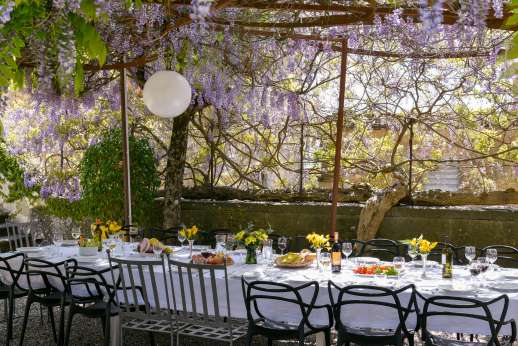 Villa Caprolo - Outside dining area