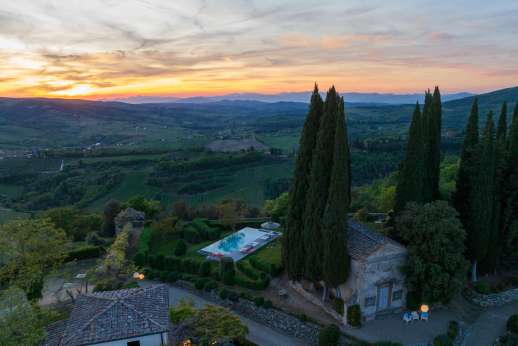 Villa Caprolo - One of the best locations from which to visit and enjoy Tuscany.