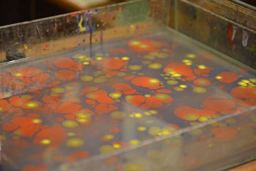 Paper Marbling Workshop in Florence