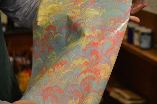 Paper Marbling Workshop in Florence