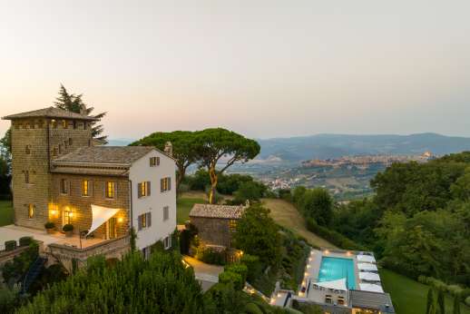 Villa Clara - Magical vouw for the villa towards Orvieto