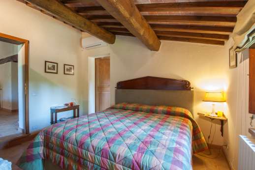 Podere Casalfava - A double bedroom on the first floor.