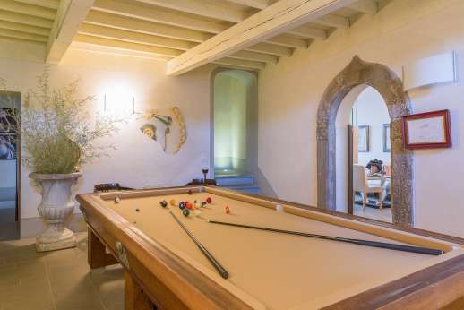 Villa Albizi - Billiard room on the ground floor