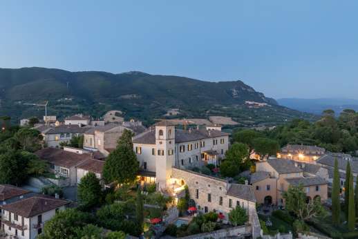 Santi Terzi - San Gemini from the villa in the evening